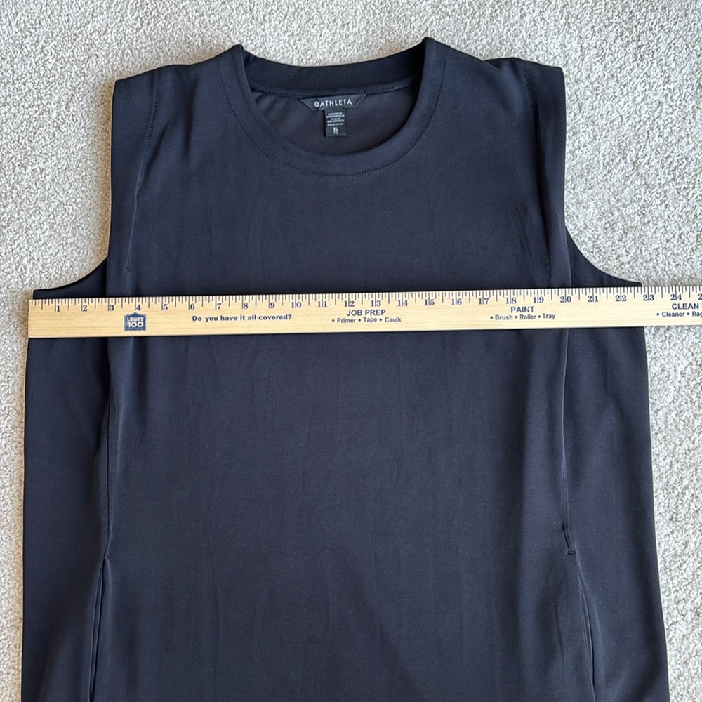 Athleta Black Sleeveless Sheath Dress - Picture 6 of 12